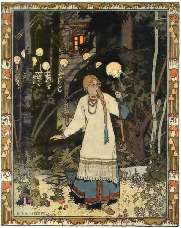 Vasilisa the Beautiful (1908) — illustration by Ivan Bilibin